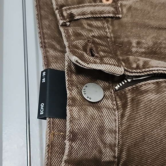 Dr. Denim Echo Jeans (Washed Chocolate) 28 waist 30 long, straight leg, hi-rise - Picture 8 of 8